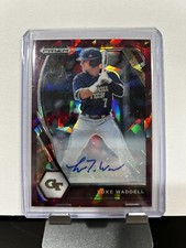 2021 Panini Prizm Draft Picks Luke Waddell PDP157 Crystal Prizm /12