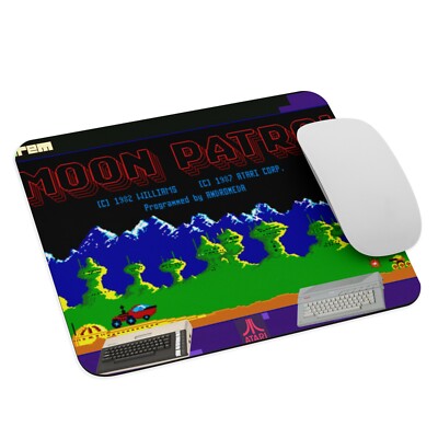 Atari 800xl Moon Patrol Atari 65xe - Mouse Pad NEW 9.5'' x 7.75'' Non Slip Gaming