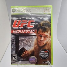 UFC 2009 Undisputed Microsoft Xbox 360, 2009 Game Case And Artwork Only