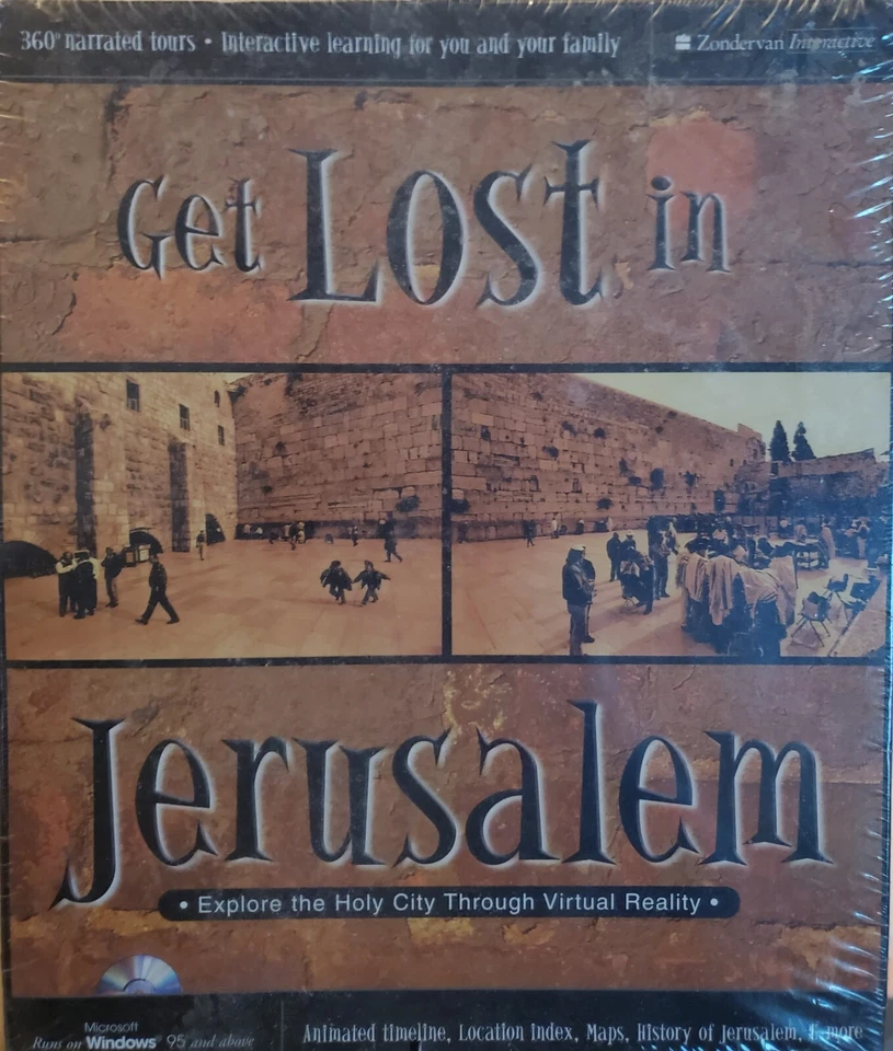 Zondervan. Get Lost in Jerusalem CD-ROM for MS Windows 95 & Above, New Sealed  - Image 3 of 4