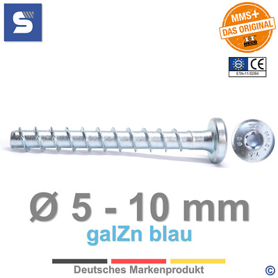 HECO MULTI-MONTI-plus P Betonschrauben - Rundkopf Torx | MMS+ P | Schraubanker
