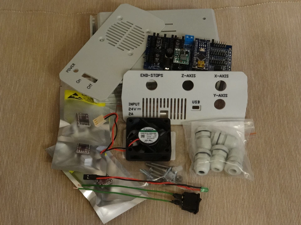 CNC Kit Proxxon MF70 m Nema23+Gehäuse m vorder u hinten Platten - Bild 2 von 4