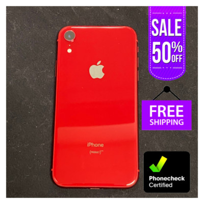Apple iPhone XR 64GB Unlocked Verizon At&t Straight Talk Coral Red Blue 4G iOS