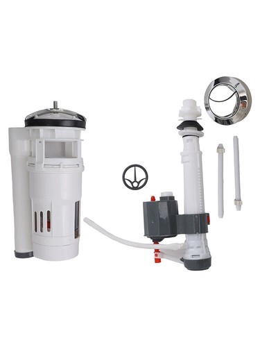 Spülkasten WC Füllteil Wasserablauf Spülventil Knopf Set Reparatur-Montage Ne - Bild 10 von 12