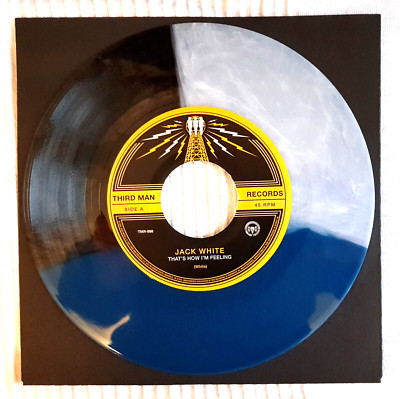 JACK WHITE That's How I'm Feeling 7'' 45 TRI-COLOUR - UNPLAYED! THIRD MAN RECORDS