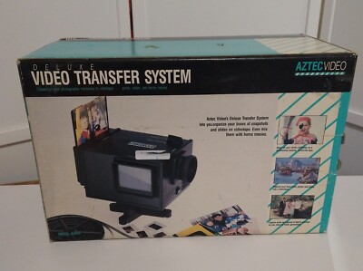 Deluxe Video Transfer System Aztec Video With Box Tested Works Excellent Shape 