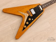 1978 Greco Fv-900 Flying V Vintage Guitar W/ Case, Japan Fujigen, Rocket Roll Sr