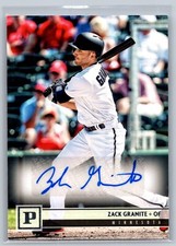 2018 panini chronicles baseball zack granite panini baseball signatures auto