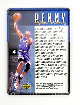 METAL CARD 1996 UPPER DECK ANFERNEE 