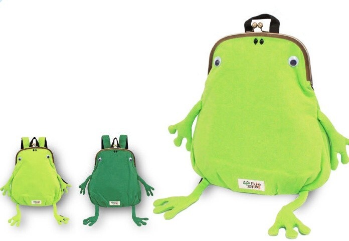 Blueangle Funny Frogs Pattern Backpack – Water-Resistant School Travel Bookbag For Kids, Teens & Adults