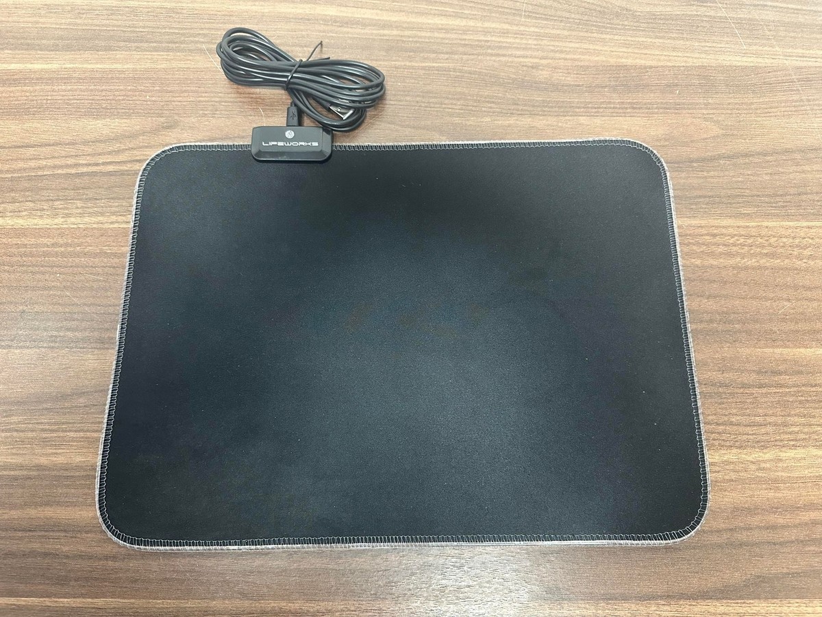Lifeworks Samurai Extra Large LED RGB Premium Gaming Mouse Pad 