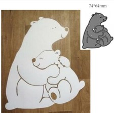 Animal Bear Metal Cutting Dies Cut Scrapbooking Paper Craft Embossing Stencils