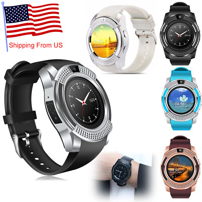 Unlocked Smart Watch Phone Sports Fitness Tracker Pedometer Sleep Monitor  Watch