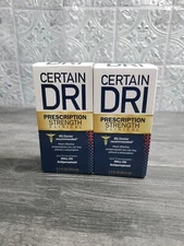 (2) Certain Dri PRESCRIPTION STRENGTH Clinical Antiperspirant 1.2 oz Exp 12/26