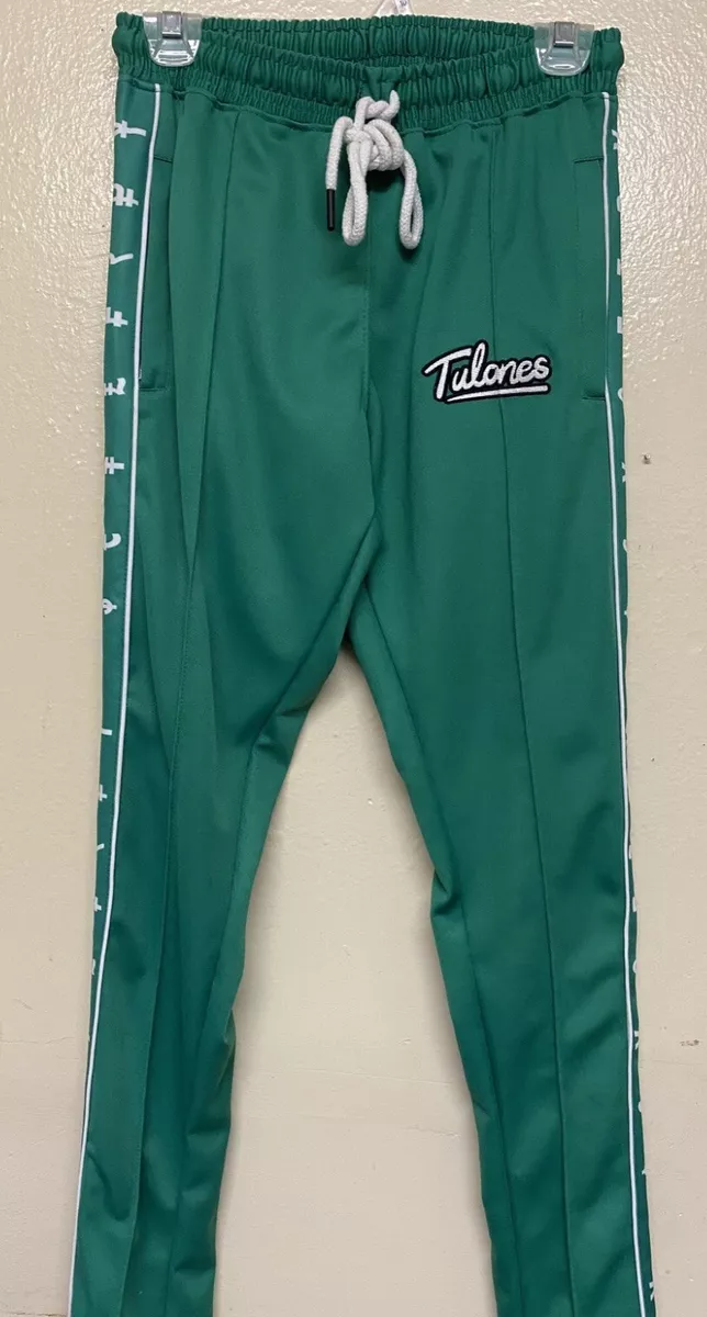 Tulones Stacked Track Pants Athletic Side Stripe Custom Sold Out Green