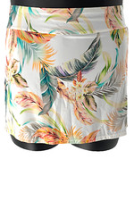 Jantzen Side Slit Swim Overskirt White Cabana