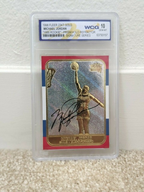 fleer 23kt gold card