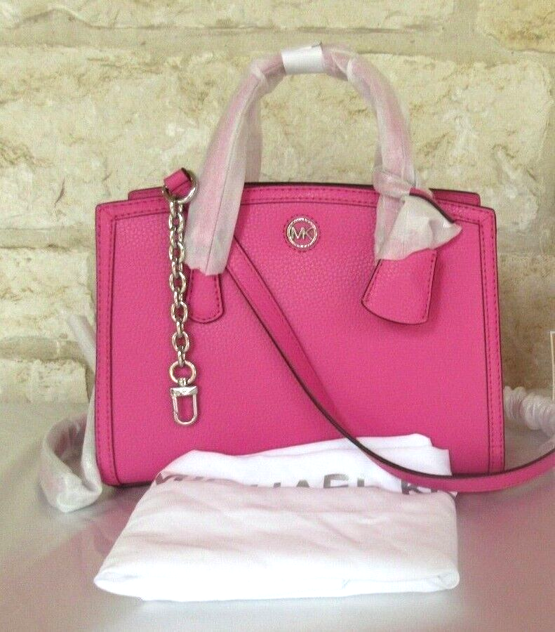 Michael Kors Chantal Small Leather Satchel/X-Body + Wristlet