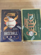 Lot Of 2 1993 FACTORY SEALED Hobby Boxes Score And Score Select - JETER