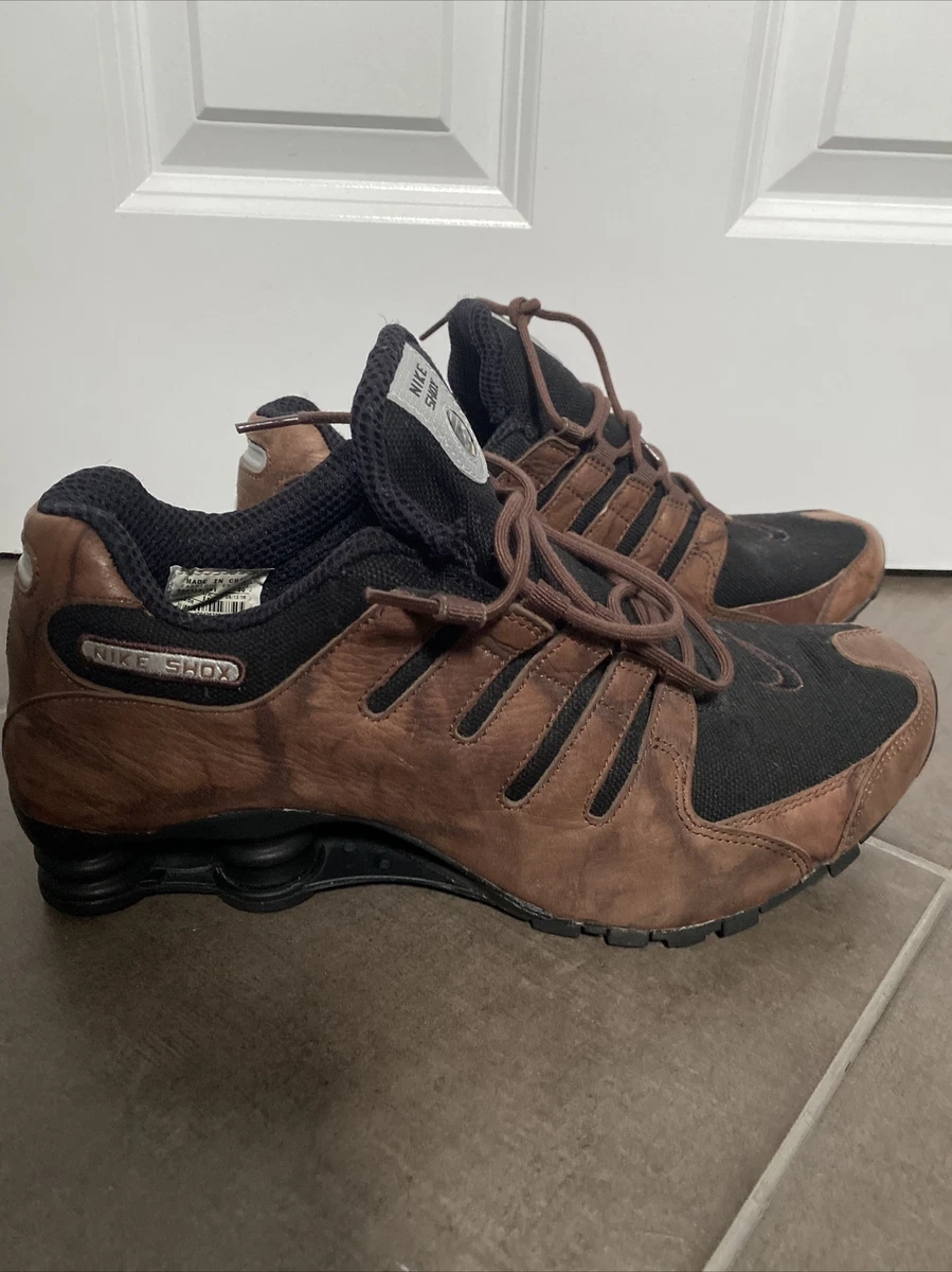 Nike shox marron new arrivals