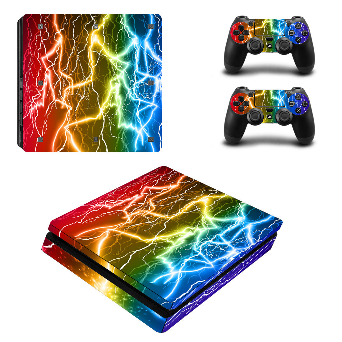 Demon Slayer Ps5 Pellicola Adesiva In Vinile Effetto Carbonio Per Pannello Centrale PS5 - Personalizza La Tua Console! Tunic Ps5 - Foto 4