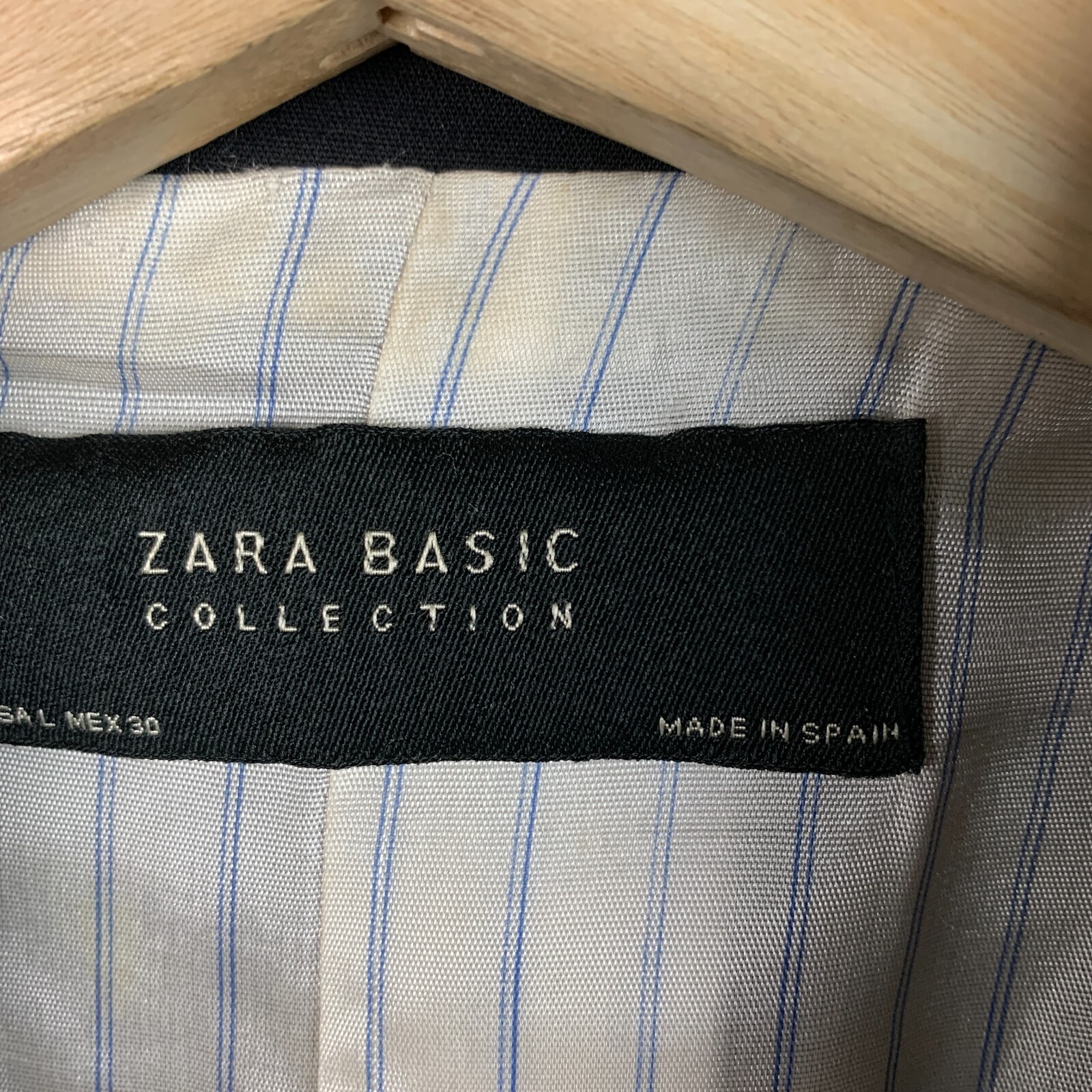 Zara Basic Collection Jacket Collared 1-Button Ba… - image 10