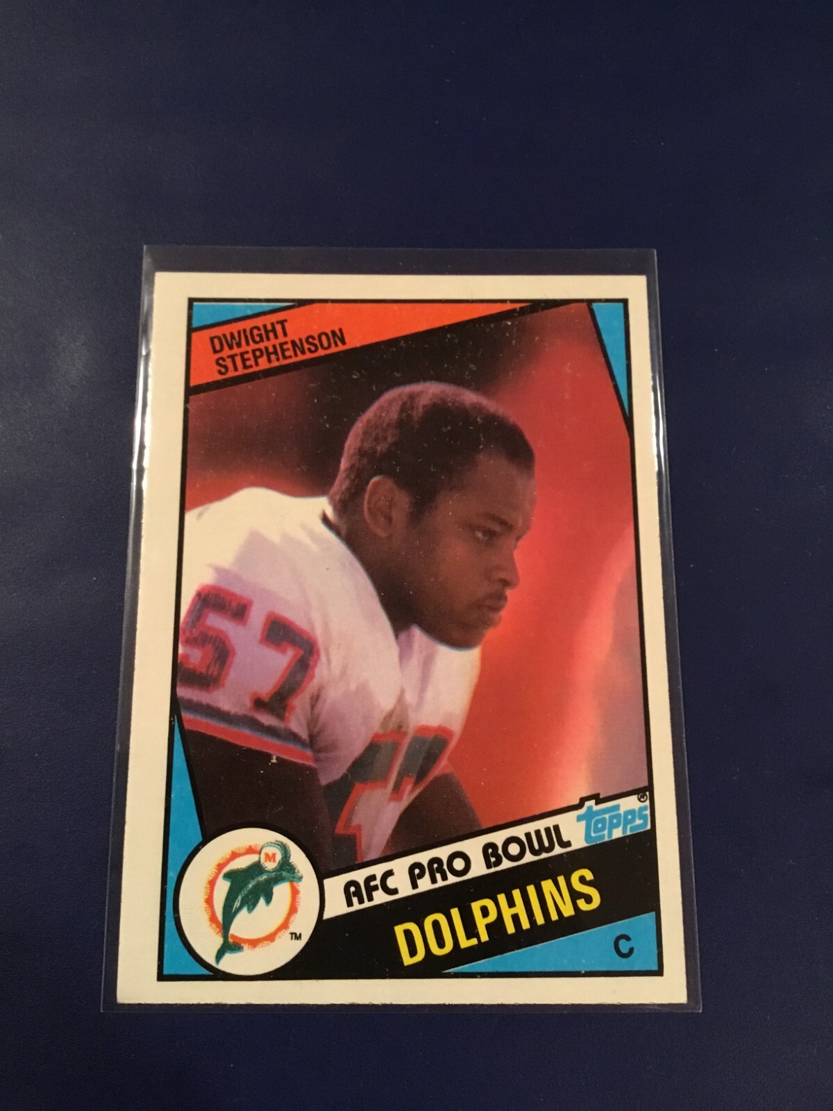 1984 Topps # 129 DWIGHT STEPHENSON Rookie Miami Dolphins Alabama