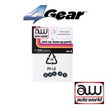 NEW Auto World 4Gear Secondary Idler Gear 6 Pack : 1:64 / HO Scale Slot Car