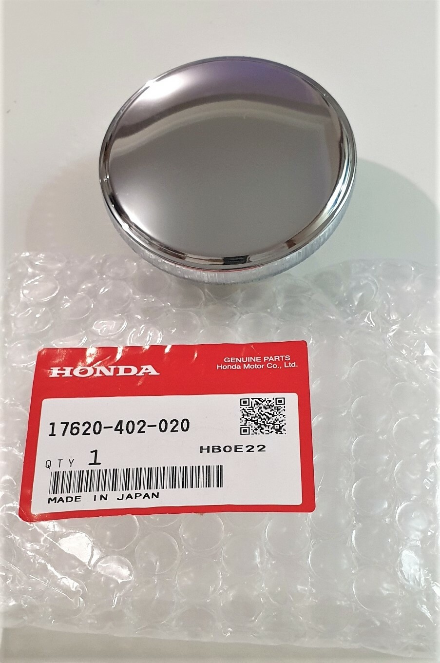 Honda Tank Emblem Genuine Honda Chrome Gas Tank Cap OEM 17620-402
