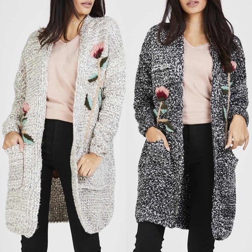 Floral Embroidery Knitted 