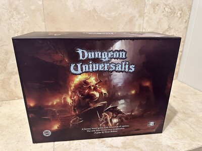 Dungeon Universalis Board Game  - Kickstarter 1ST Edition New - Full Pledge