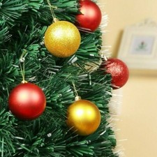 24 PCS 4 CM Glitter Hanging Ball Christmas Tree Baubles Festival Decoration Home