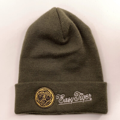 Easy Tiger Winter Cuff Green Beanie Hat