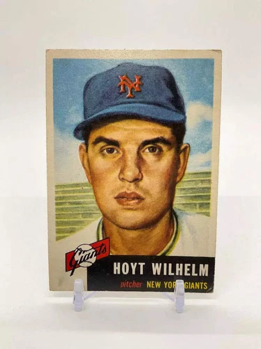 Hoyt Wilhelm 1953 Topps #151 New York Giants VG #1
