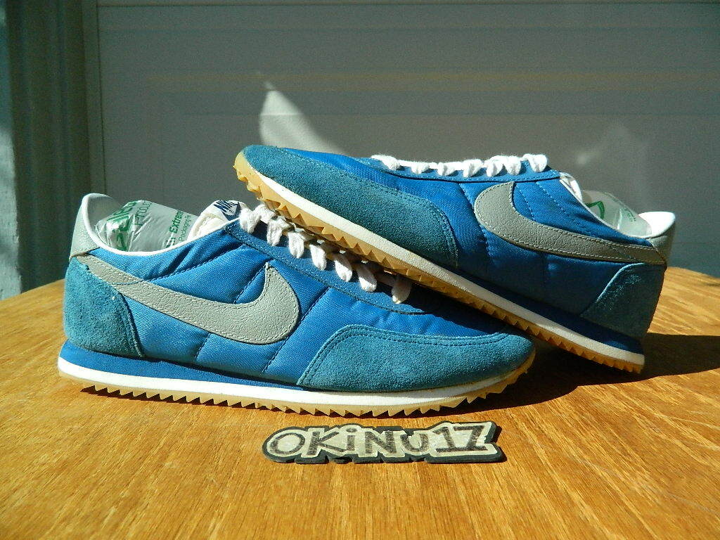DS VINTAGE NIKE RUNNERS MADE IN KOREA EARLY 80s BLUE/GREY DS VINTAGE NIKE RUNNERS MADE IN KOREA EARLY 80s BLUE/GREY