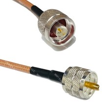 RG142 N MALE to PL259 UHF Male Coaxial RF Cable USA-Ship Lot