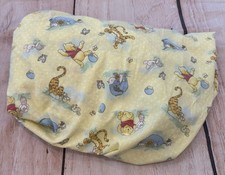 Vintage Disney Winnie the Pooh Piglet Eeyore Fitted Crib Sheet Cotton blend