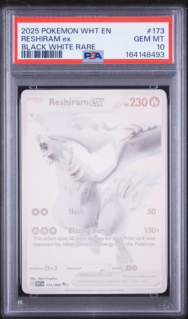 Reshiram ex #173 (White Flare (2025))