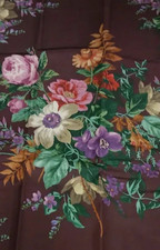 RALPH LAUREN BRITTANY FLORAL PURPLE/PINK/RED/GOLD SET OF 2 EURO PILLOW SHAMS