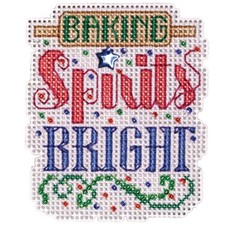 Baking Spirits Bright - Mill Hill - Winter Holiday - Cross Stitch Kit- MH18-2335