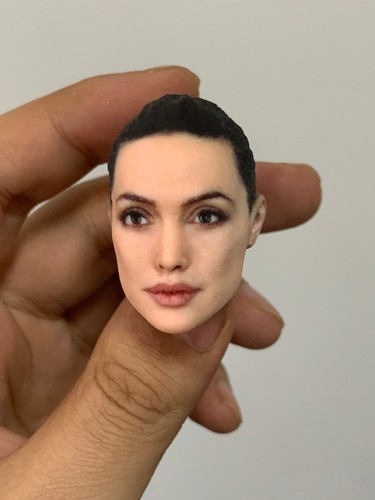 Figura de acción femenina cuerpo 1:12 Angelina Jolie Beauty Girl cabeza esculpida ajuste 6" - Imagen 9 de 19