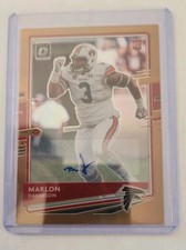 2020 Panini Donruss Optic - Rookies Marlon Davidson #135 Bronze Prizm Auto (RC)