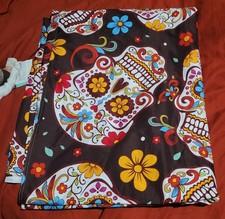 Twin Size Sugar Skull Duvet Cover, Kid's Bedding, 1 Piece