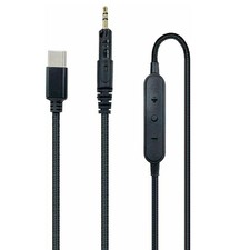 3 Button Control Type-C to 2.5mm Headset Cable Wire For Audio-Technica M40X-M70X