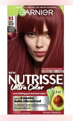 Garnier Nutrisse Ultra Color Permanent Hair Dye Light Intense Auburn Vegan