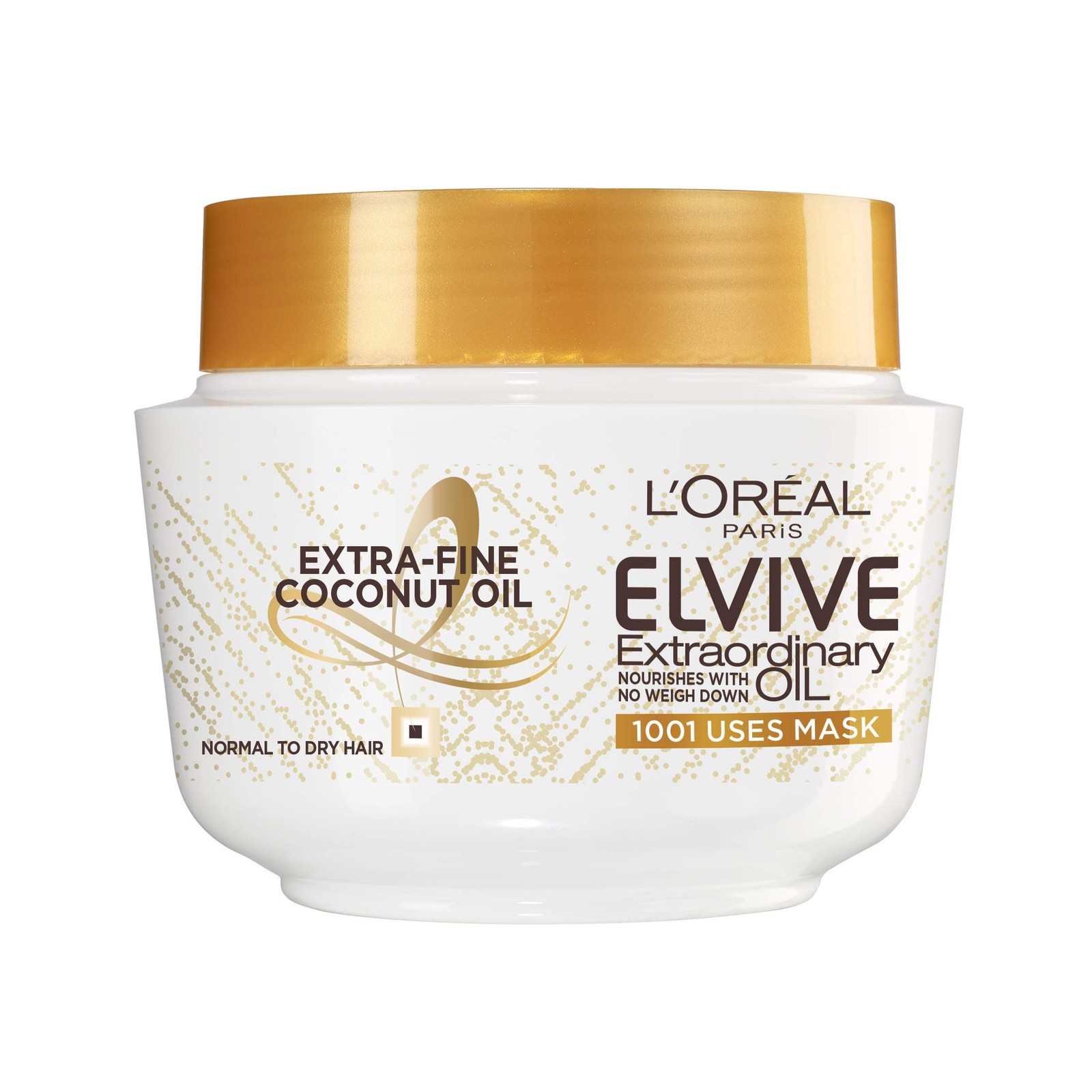 LOrealElvive Extraordinary Oil Coconut Hair Mask Leave-in Conditioner for