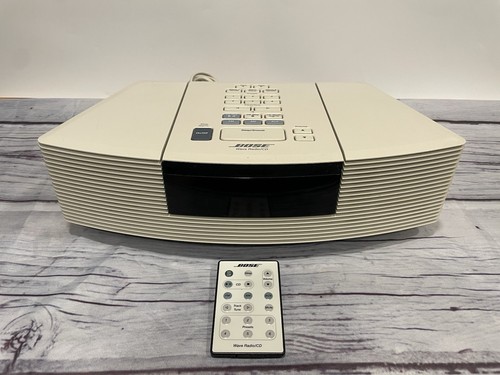 Bose Wave AWRC-1P Stereo CD Player And Radio W/ Remote - White Tested Works