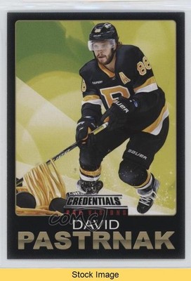 2023-24 Upper Deck Credentials Pro Visions David Pastrnak #3 READ 9be