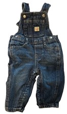 Vintage Old Navy Workwear Denim Baby Overalls 6-12m Retro Classic Basic Y2K
