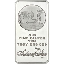 10 oz SilverTowne Prospector Silver Bar (New) 76.62 per troy oz